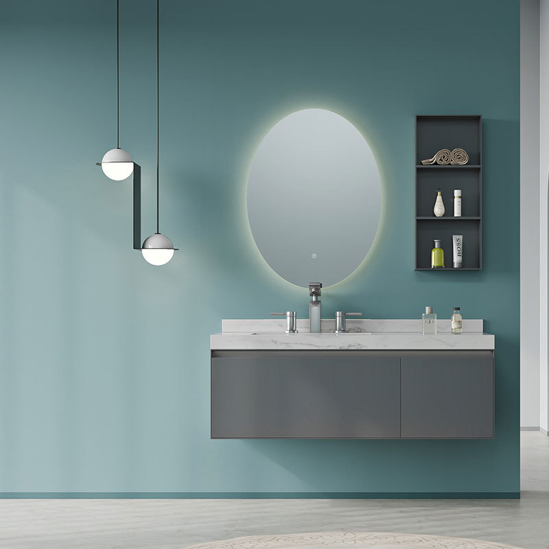 Oval dressing mirror (frameless)