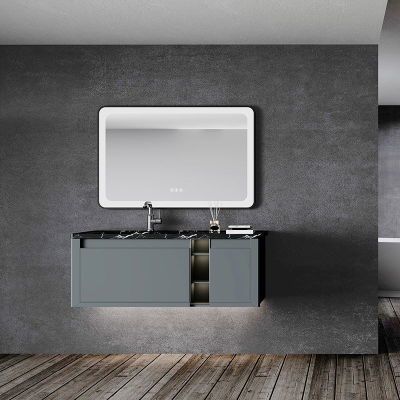 Horizontal square dressing mirror