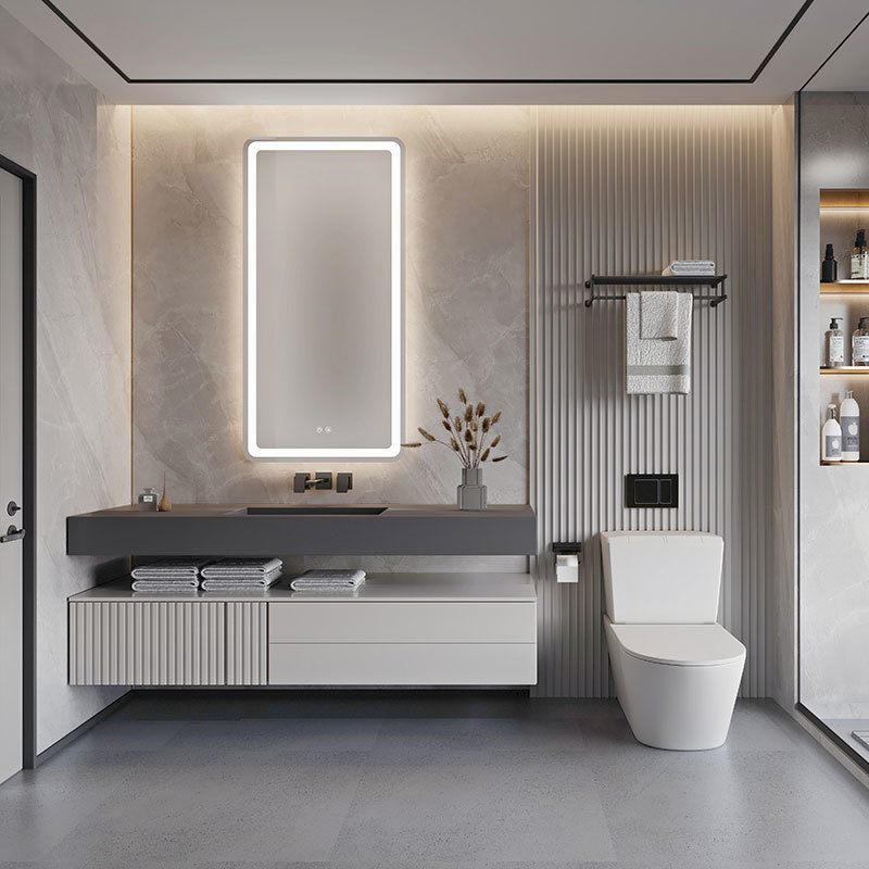 Vertical square dressing mirror (no frame)