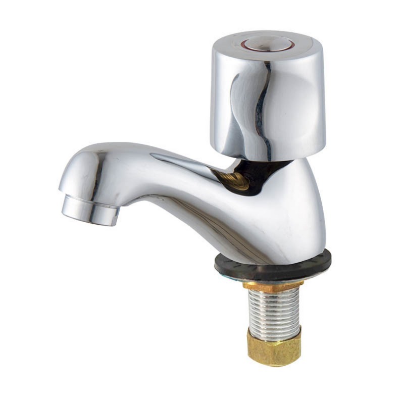 Grifo de lavabo de latón de vástago lento
