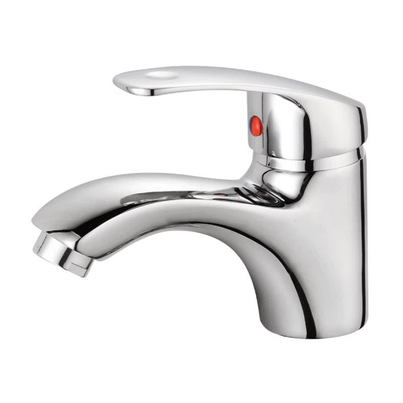 Mezclador de lavabo de zinc de palanca simple de 40 mm