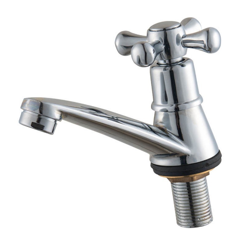 Quick stem zinc basin tap