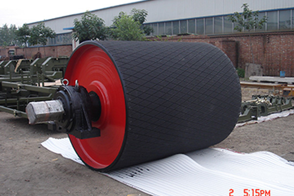 Diamond rubber pulley