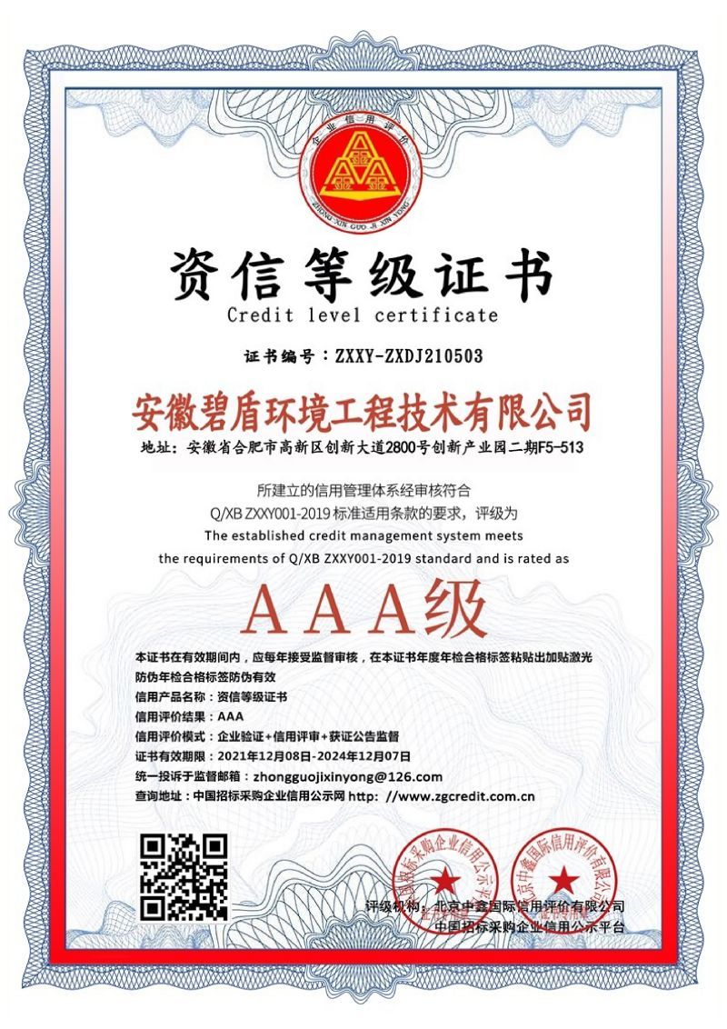資信等級(jí)