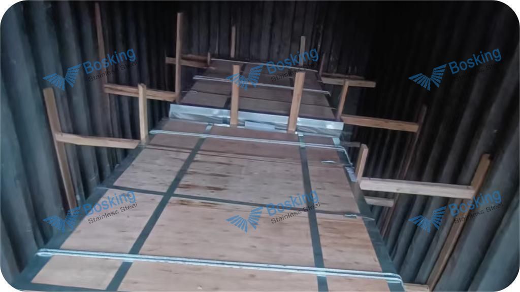 Stainless Steel Sheet loading Container Stainless Steel Sheet loading Container