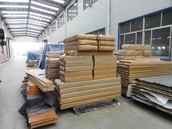 Warehouse of raw materials and work in progress