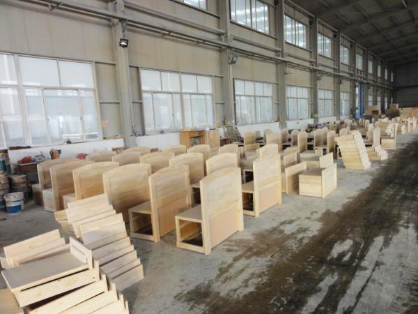 Warehouse of raw materials and work in progress