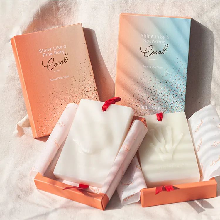 Custom Logo Luxury Packaging Paper 3 Pieces Candle Boxes Aroma Therapy Multiple Scented Candle Set Box