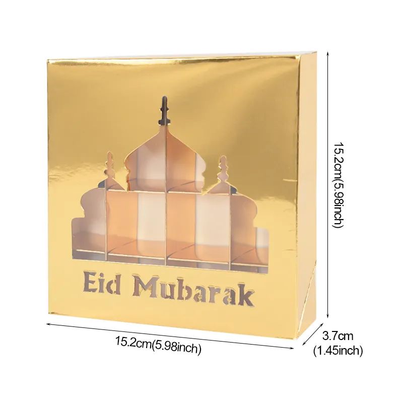 EID Mubarak Gift Box Candy Chocolate Packaging Bag Ramadan Decoration 2023 Ramadan Kareem