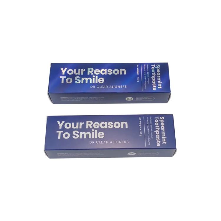 3in1 Cardboard Style Packaging Paper Toothpaste Box For Toothpaste