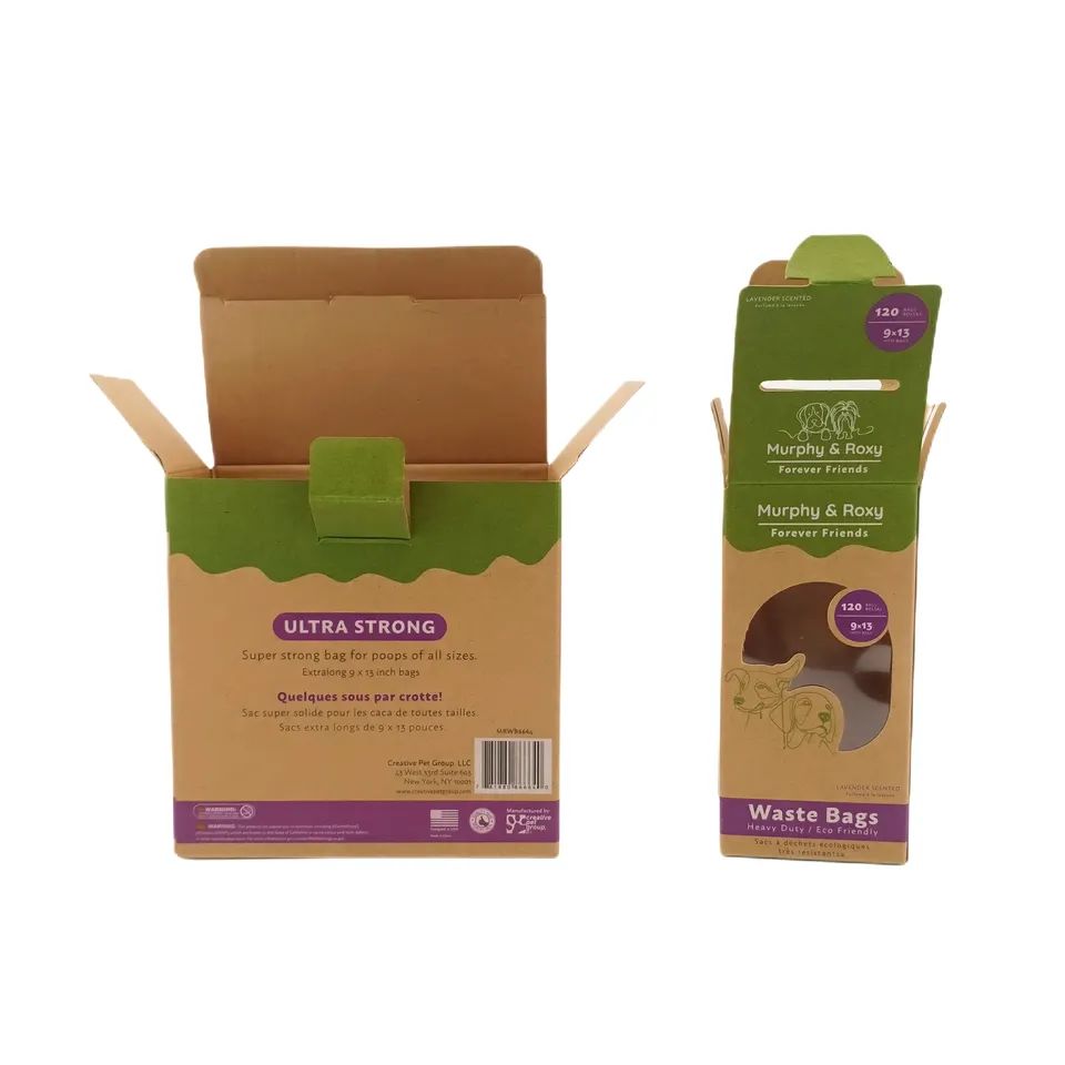 Custom Logo Printed Brown Pet Supplies Dog Care Products Kraft Shipping Cardboard Paper Boxes