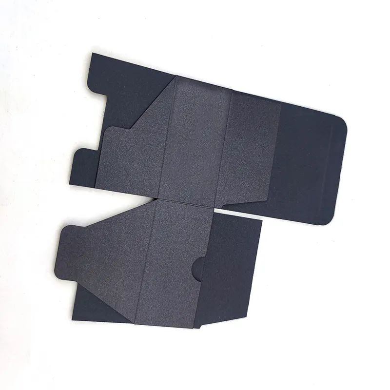 Wholesale Black Card Perfume Essential Oil Loose Powder Eye Cream Other Cosmetic packing paper box