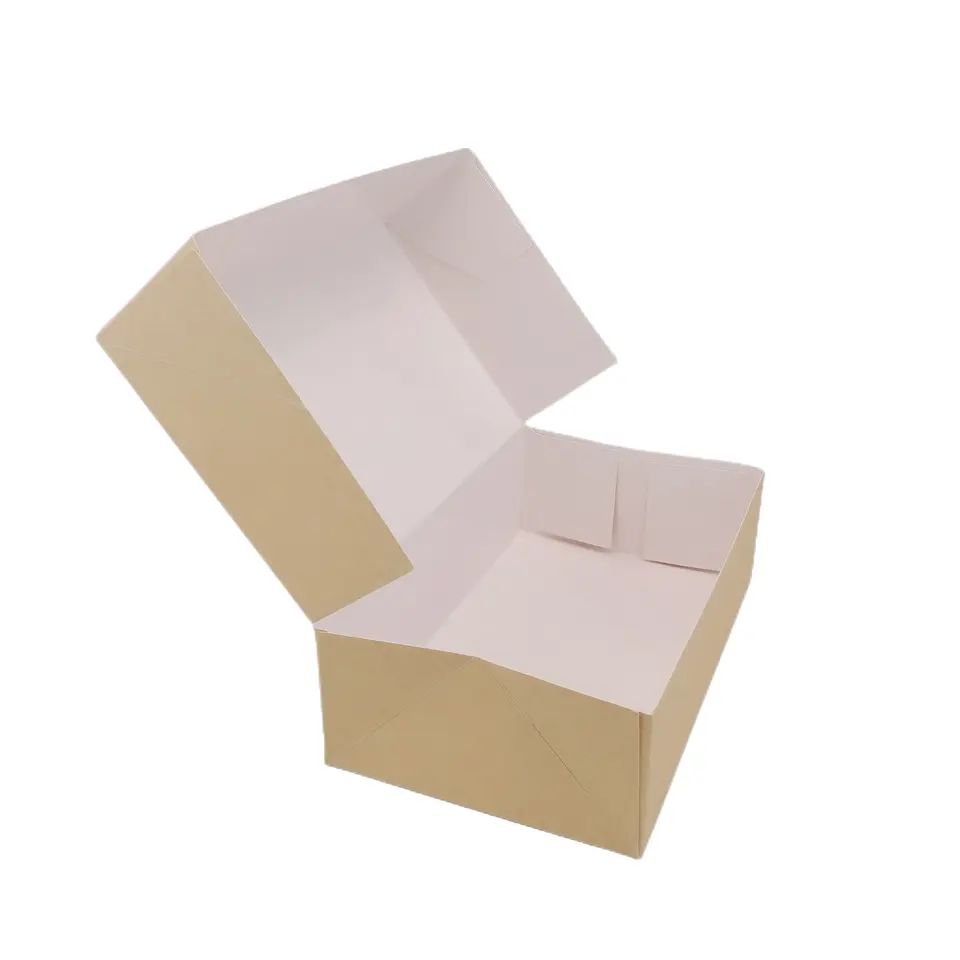 Custom Printed Recycled Take Away French Fries Paper Boxes Fast Food Burger Hamburger Packaging Box
