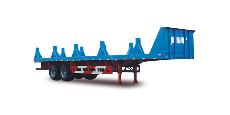 Coiled sheet transportation semi-trailer