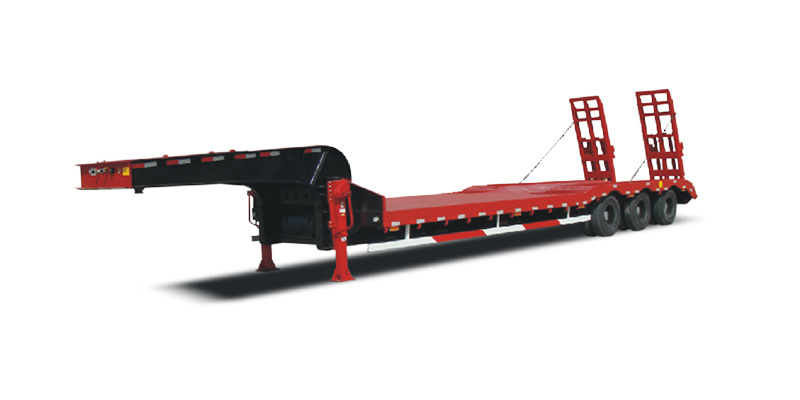 Low bed semi-trailer