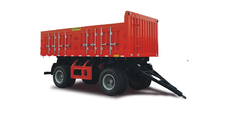 Drawbar trailer for carrying coal