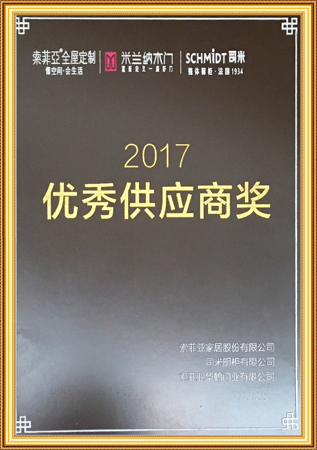 2017 Outstanding Supplier Award
