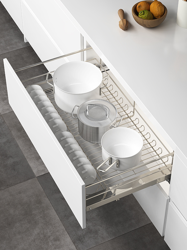 3-Sided plate holder-soft closing