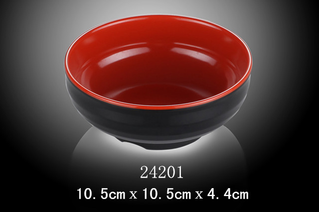 4.2寸油碟碗（双色红和黑）