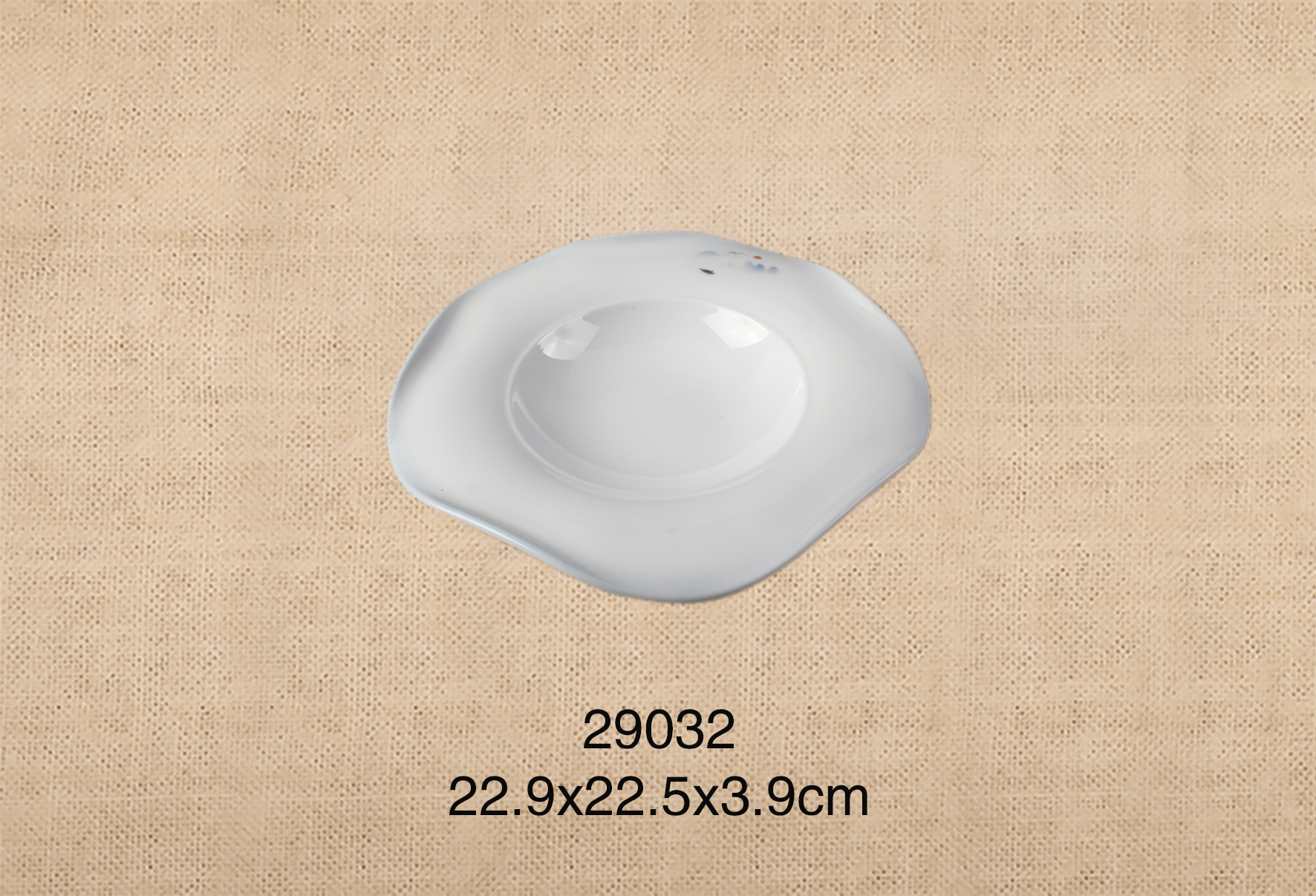 29032  9寸异型宽边圆碗