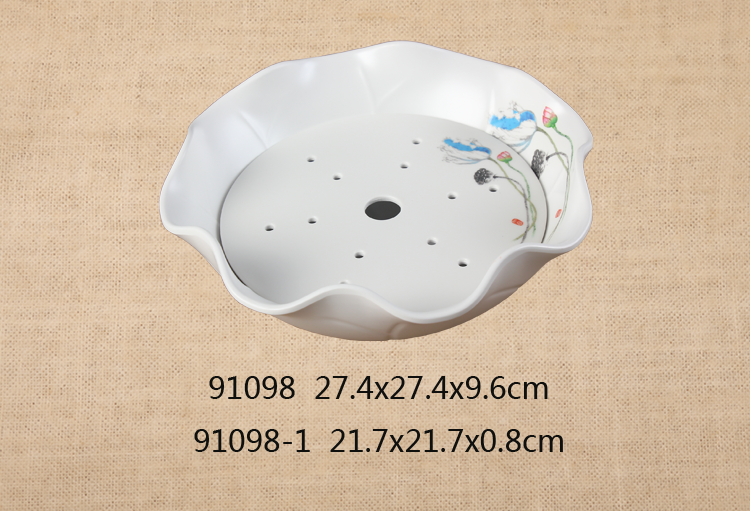 10.8寸荷叶盘（带孔隔板）