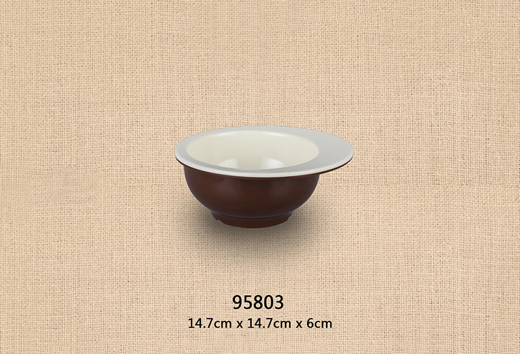 5.8寸帽碗（双色咖啡和米黄）