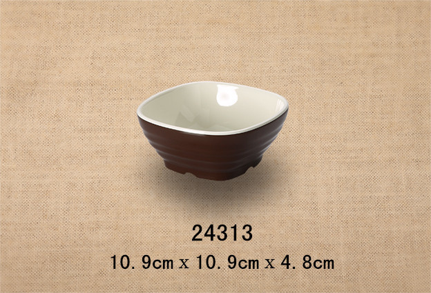 4.3寸螺纹碗（双色咖啡和米黄）