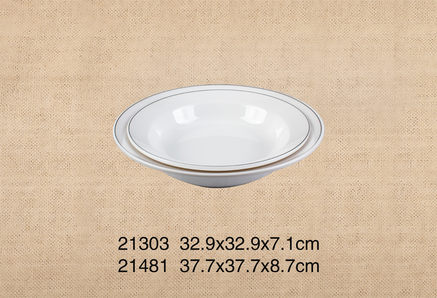 21303-21481  14.8寸+13寸宽边圆碗