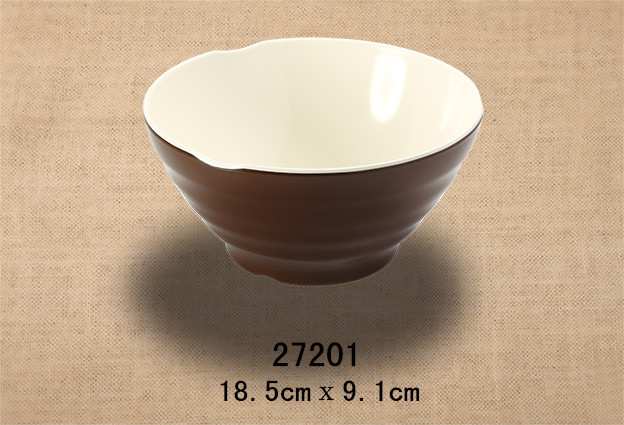 7.2寸异形面碗（双色咖啡和米黄）