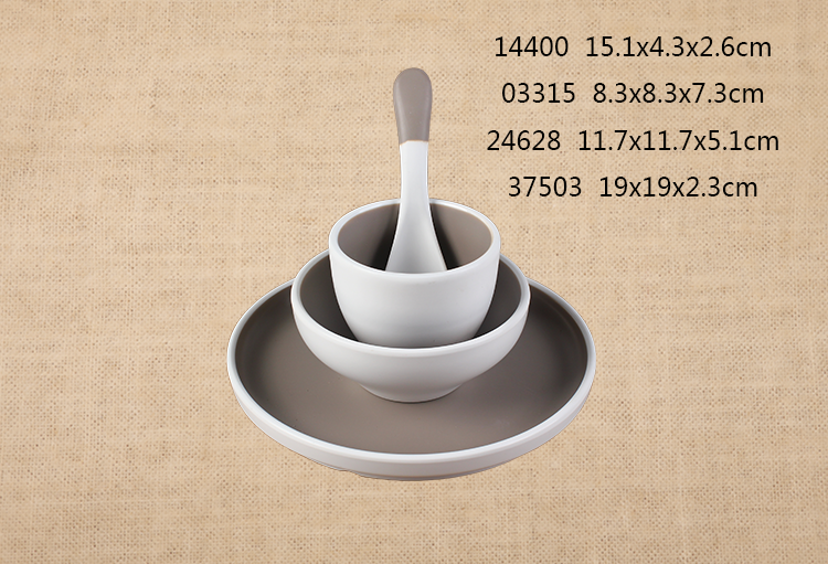 勺子/3.3寸杯子/4.6寸圆碗/7.5寸圆碟