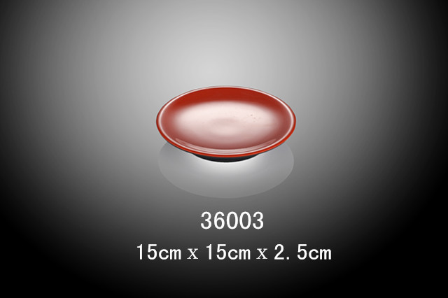 6寸寿丝碟（双色红和黑）