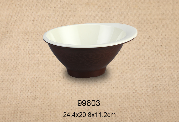 9.6寸帽碗（双色咖啡和米黄）