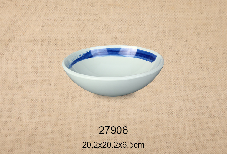 7.9寸圆碗（蓝色一撇）