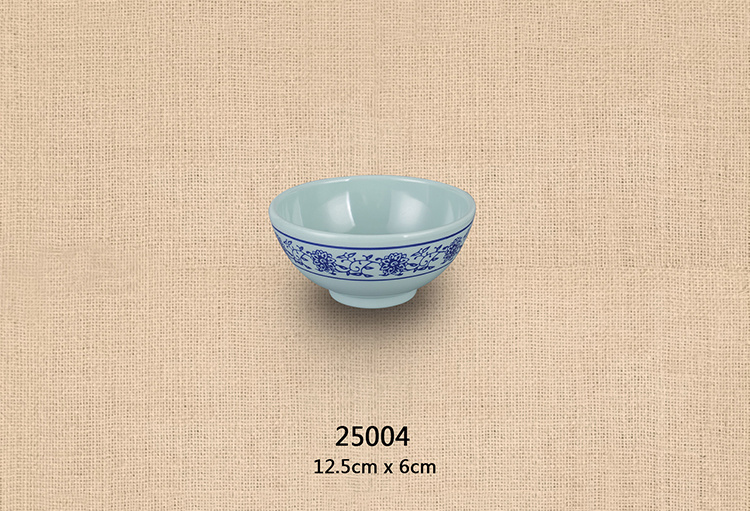4.7寸单耳碗( 灰绿青花瓷）