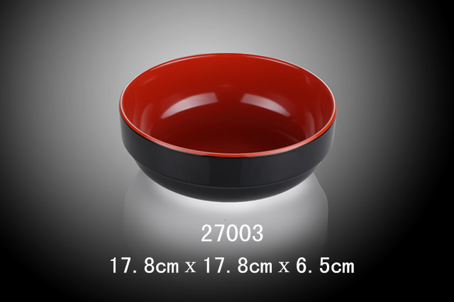 7寸韩式碗（双色红和黑）