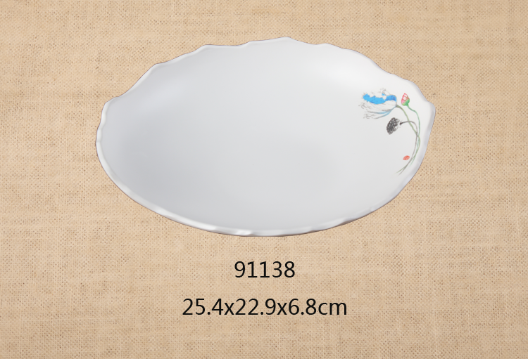10寸异型花边碗