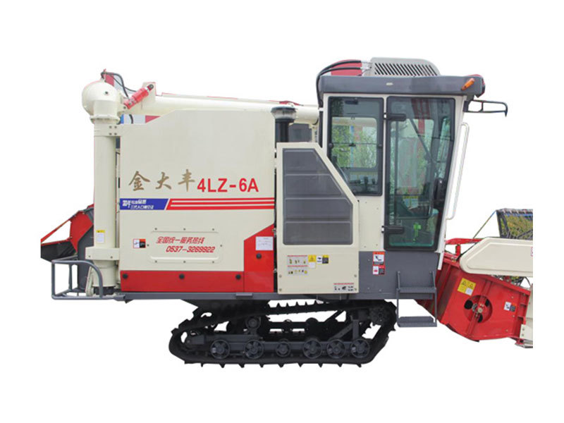 4LZ-6A Tracked Rice Combine Harvester