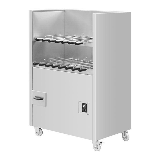 Stainless Steel Rotating Charcoal BBQ Grill EB-W53