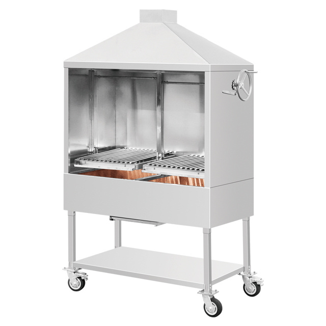 Stainless Steel lifting Charcoal BBQ Grill EB-W57