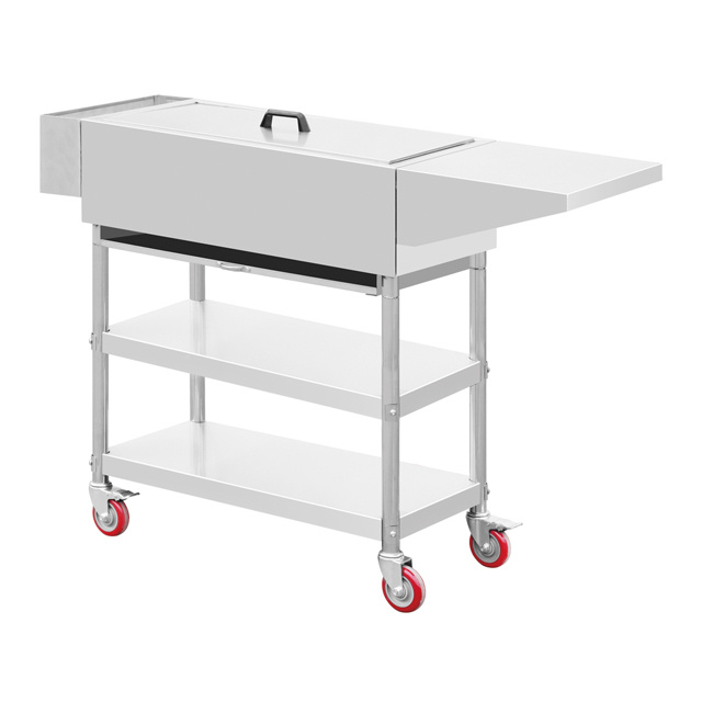 Stainless Steel Charcoal BBQ Grill EB-W42