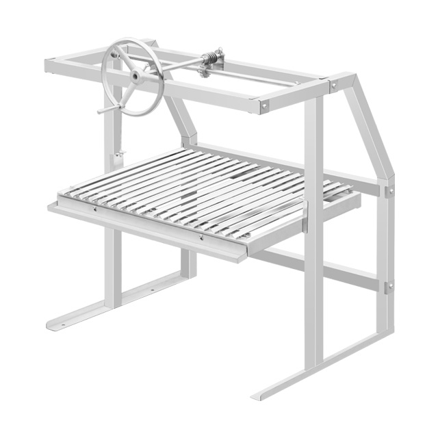 stainless steel lifting charcoal bbq grill EB-W25