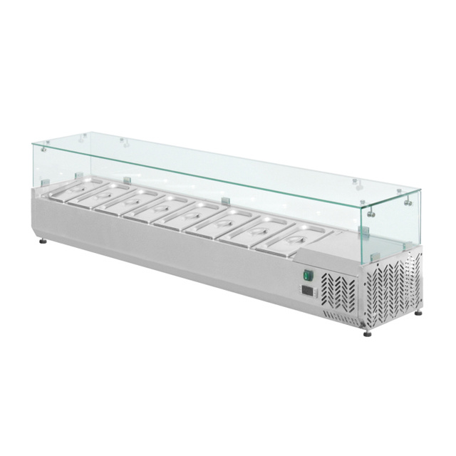 Commercial refrigeration equipment/Salad bar refrigerator / table top Salad bar buffet display refrigerator BN-VRX18/335