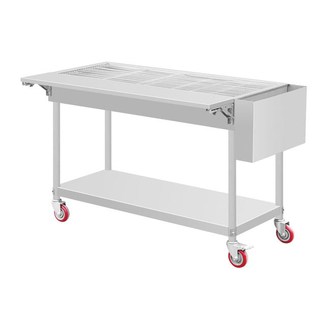 Stainless Steel Charcoal BBQ Grill EB-W41