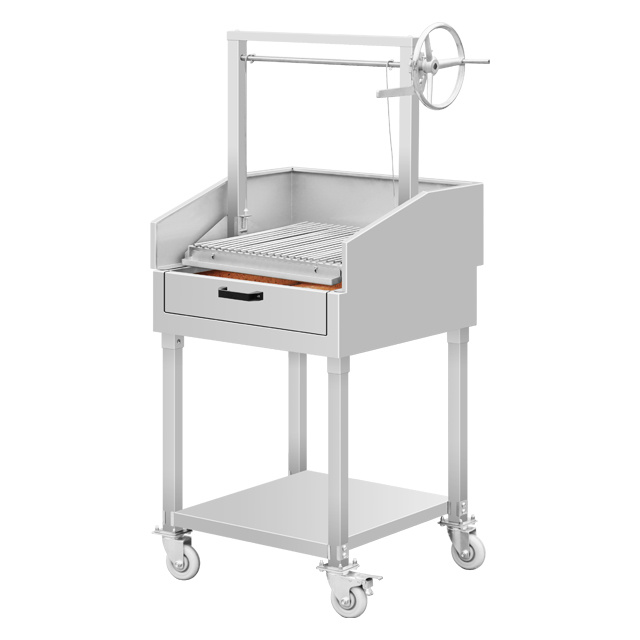 Stainless Steel Rotating lifting Charcoal BBQ Grill EB-W47