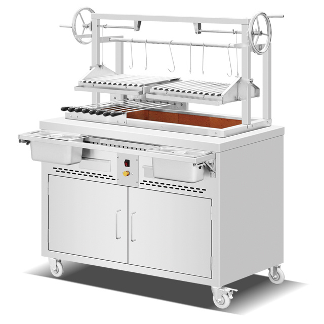 Stainless Steel lifting Charcoal BBQ Grill EB-W68