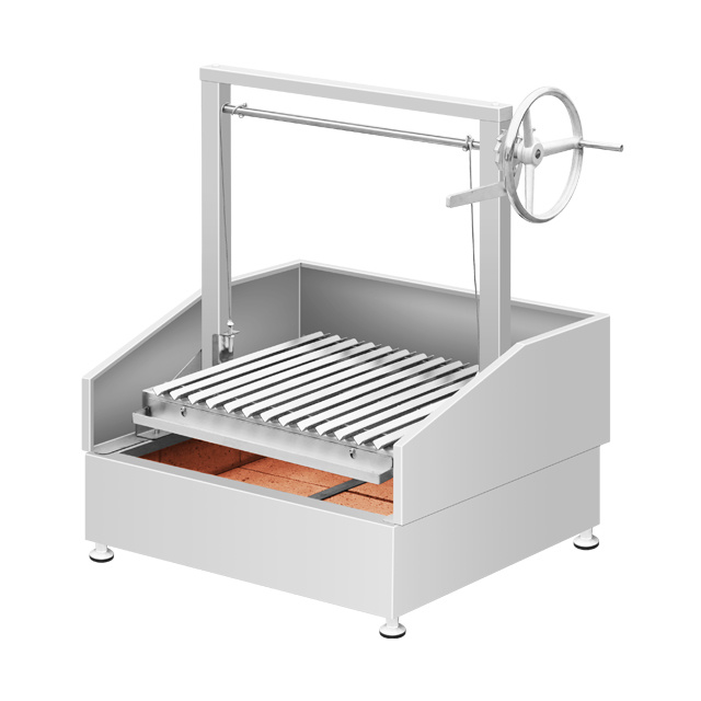 Stainless Steel Rotating lifting Charcoal BBQ Grill EB-W51