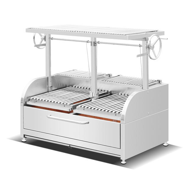 Stainless Steel lifting Charcoal BBQ Grill EB-W64