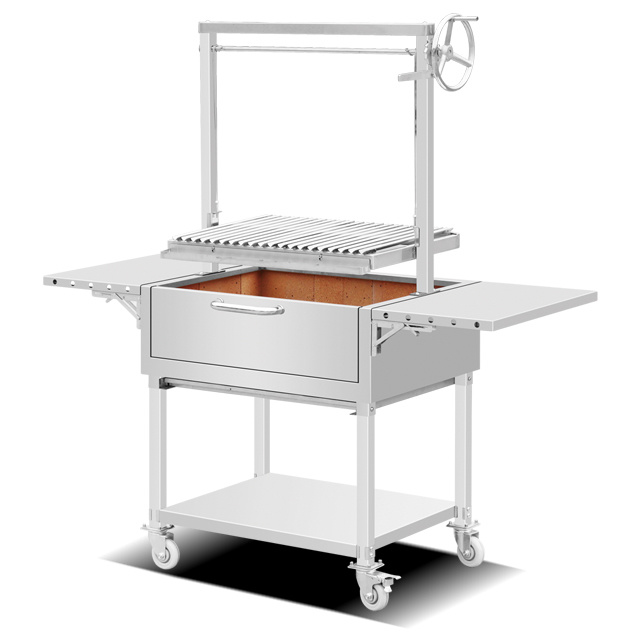 Stainless Steel lifting Charcoal BBQ Grill EB-W65