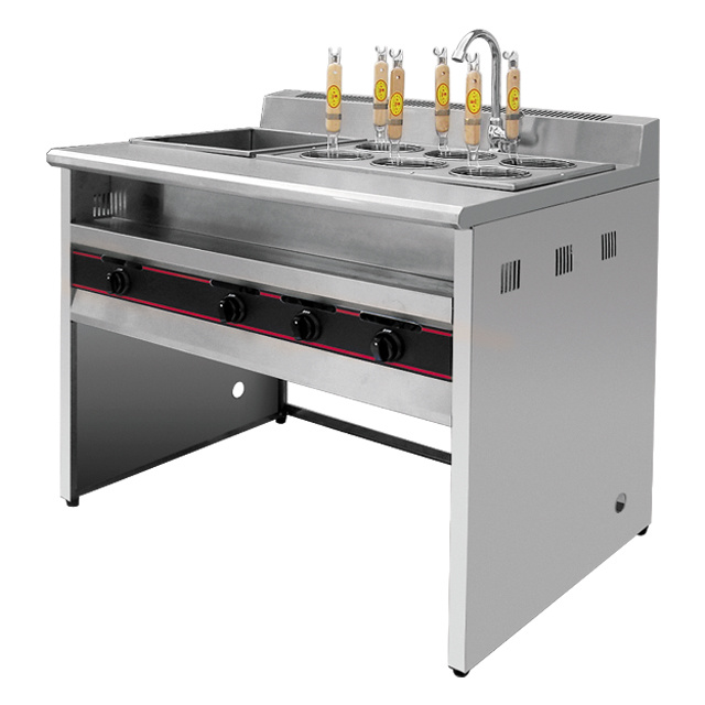 Gas Convection Pasta Cooker With Bain Marie BN-6HX.R-1