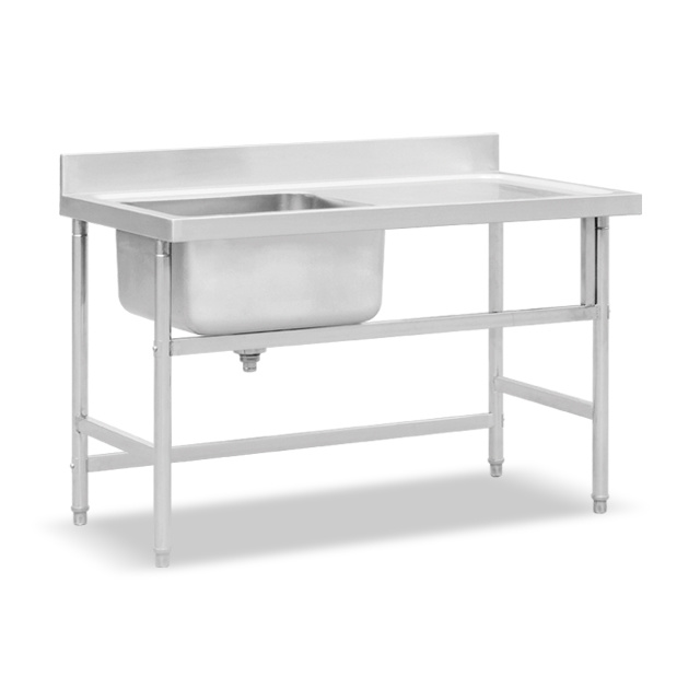 Single Sink Bench With Right Table(Mould Made Top & Bowl) BN-S56 BN-S57